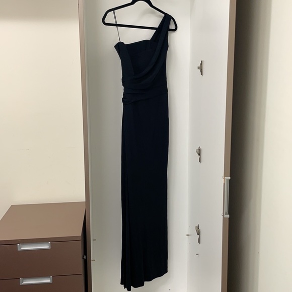 Herve Leger Black black silk dress - Picture 3 of 3